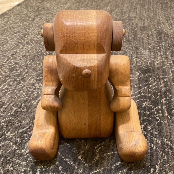 Wooden toy bear - Picture 3 of 5